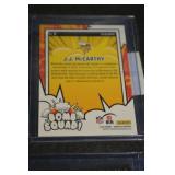 1/1 Kyler Murray Magenta Printing Plate - Leaf Draft Football 2019 - Bijan Robinson RC + Namath + McCarthy