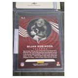 1/1 Kyler Murray Magenta Printing Plate - Leaf Draft Football 2019 - Bijan Robinson RC + Namath + McCarthy