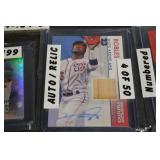 Baseball HOF Superstars Numbered Game Worn Jersey Patch Cards (14 Cards)