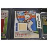 Baseball HOF Superstars Numbered Game Worn Jersey Patch Cards (14 Cards)