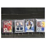 Panini Rookies & Stars 4-Card Lot: Benson Year One, Miller Rookie Sweaters, Nabers Rookie Ticket