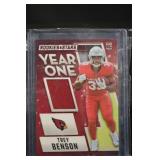 Panini Rookies & Stars 4-Card Lot: Benson Year One, Miller Rookie Sweaters, Nabers Rookie Ticket
