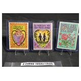 Vintage Valentines - 1950s/60s Three Card Lot - Funny Valentine Cartoon Series in Plastic Cases