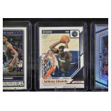 Anthony Edwards Timberwolves Basketball Cards Lot - 5 Cards