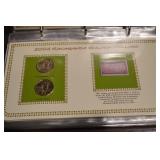 PCS Stamps & Coins Sacagawea Golden Dollars Complete Collection 2001-2011 Binder