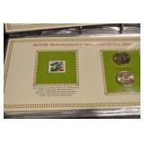 PCS Stamps & Coins Sacagawea Golden Dollars Complete Collection 2001-2011 Binder