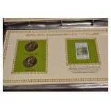 PCS Stamps & Coins Sacagawea Golden Dollars Complete Collection 2001-2011 Binder