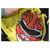 Power Rangers Mighty Morphin Handcrafted Yellow Baseball Glove