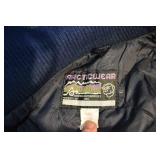 Vintage Arcticwear Jacket - Black With Green Neon Trim, Zip Front