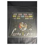 Lucky Star Vintage Slot Machine Glass