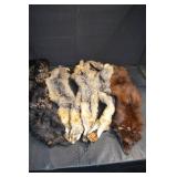 Fur Pelts - Assorted Hides in Black, Gray, Tan & Brown for Crafting