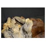 Fur Pelts - Assorted Hides in Black, Gray, Tan & Brown for Crafting