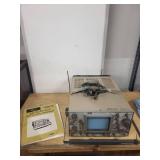 BK Precision Model 1560 60MHz Dual Time Base Oscilloscope with Manual and Probes
