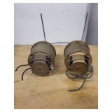 Pair of Vintage Sperry Gyroscope Voltage Receiver Motors