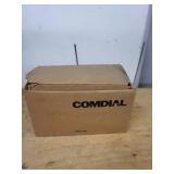 Comdial Beige Push-Button Desk Telephone with Manual and Box
