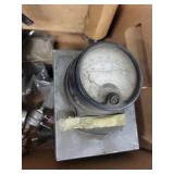 Box of Vintage Electronic Meters and CTS Volume Controls