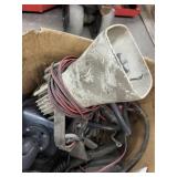 Box of Used Industrial Barcode Scanners and Automotive Parts