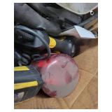 Box of Used Industrial Barcode Scanners and Automotive Parts