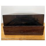 Garrard Zero 100C Vintage Turntable with Wood Plinth and Dust Cover