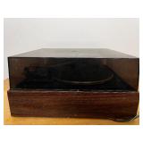 Garrard Zero 100C Vintage Turntable with Wood Plinth and Dust Cover