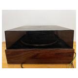 Garrard Zero 100C Vintage Turntable with Wood Plinth and Dust Cover