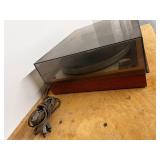 Thorens TD 160 Vintage Turntable with Dust Cover and Power Cord