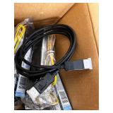 Box of Industrial Electrical Parts and Controls Including Allen-Bradley, Relays, Adapters, and Connectors