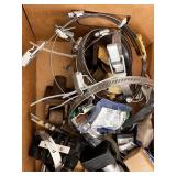 Box of Assorted Hardware and Electrical Connectors