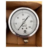 Pair of USG 30 PSI Pressure Gauges