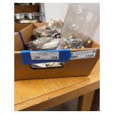 Box of Electrical Hardware and Accessories, Sylvania Bulbs, Allen-Bradley Parts
