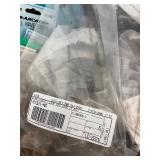 Box of Vintage and Modern Electronic Parts and Components Assortment