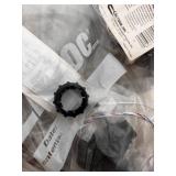 Box of Vintage and Modern Electronic Parts and Components Assortment