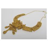 Genuine 22K Gold Necklace w/Rubies