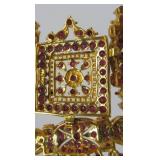 Genuine 22K Gold Necklace w/Rubies