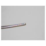 Large Sterling Silver & Sculpted Gemstone Designer Pendant Necklace - Forme Livre by Burle Marx