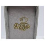 Large Genuine 18K Gold & Sculpted Gemstone Designer Pendant - Forme Livre by Burle Marx