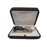 Large Sterling Silver & Sculpted Gemstone Designer Pendant - Forme Livre by Burle Marx