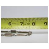 Large Sterling Silver & Gemstone Designer Pendant Necklace by Burle Marx