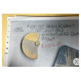 Exceptional 18K & 24K Gold Atelier ZOBEL Brooch Pendant w/Rutilated Quartz & Small Diamonds