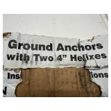 PAIR OF TIE DOWN GROUND ANCHORS