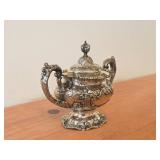 6 1/2" 767-grams Sterling Silver Plated Holloware Sugar Bowl - Francis I by Reed & Barton #570A