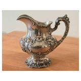 6" 463-grams Sterling Silver Holloware Creamer Pitcher - Francis I by Reed & Barton #570A