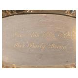 443-grams Engraved - Give This Day Our Daily Bread Sterling Silver Bread Tray - Francis I by Reed & Barton (design by Ernest Meyers 1907) #X568 11 3/4" x 7 1/2"