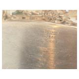 443-grams Engraved - Give This Day Our Daily Bread Sterling Silver Bread Tray - Francis I by Reed & Barton (design by Ernest Meyers 1907) #X568 11 3/4" x 7 1/2"