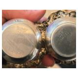 Lot of (2) 159-grams (total) Sterling Silver Toothpick Holders - Francis I by Reed & Barton #X57 2 1/4" x 3 1/2"