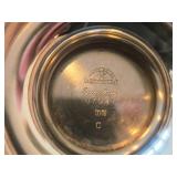 900-grams Silverplated Coffee Pot by Wilcox Silver Plate Co. / Mid-Century Modern style / #N7041 design / Lady Mary pattern / 9 1/2" x 5" x 11 1/2"