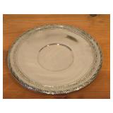 10 1/2" 334-grams Silverplated Serving Platter by Wallace (round)