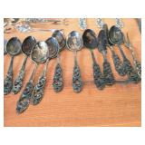 Lot of (52 Piece) 1122-grams (total) Sterling Silver Flatware Set - Grande Baroque by Wallace
