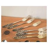 Lot of (52 Piece) 1122-grams (total) Sterling Silver Flatware Set - Grande Baroque by Wallace