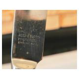 Lot of (4) 9" 303-grams (total) Dinner Knives - Francis I by Reed & Barton Sterling Silver Handle / Silverplated Blade